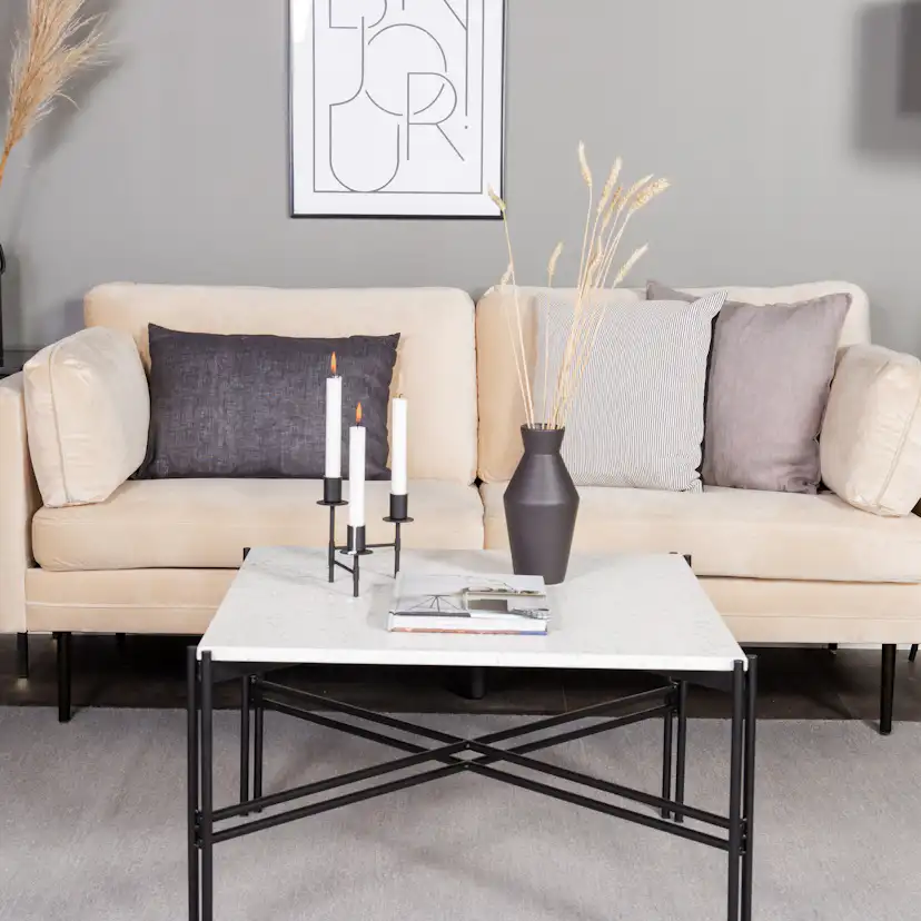 3-sitssoffa Venture Home Boom Sammet