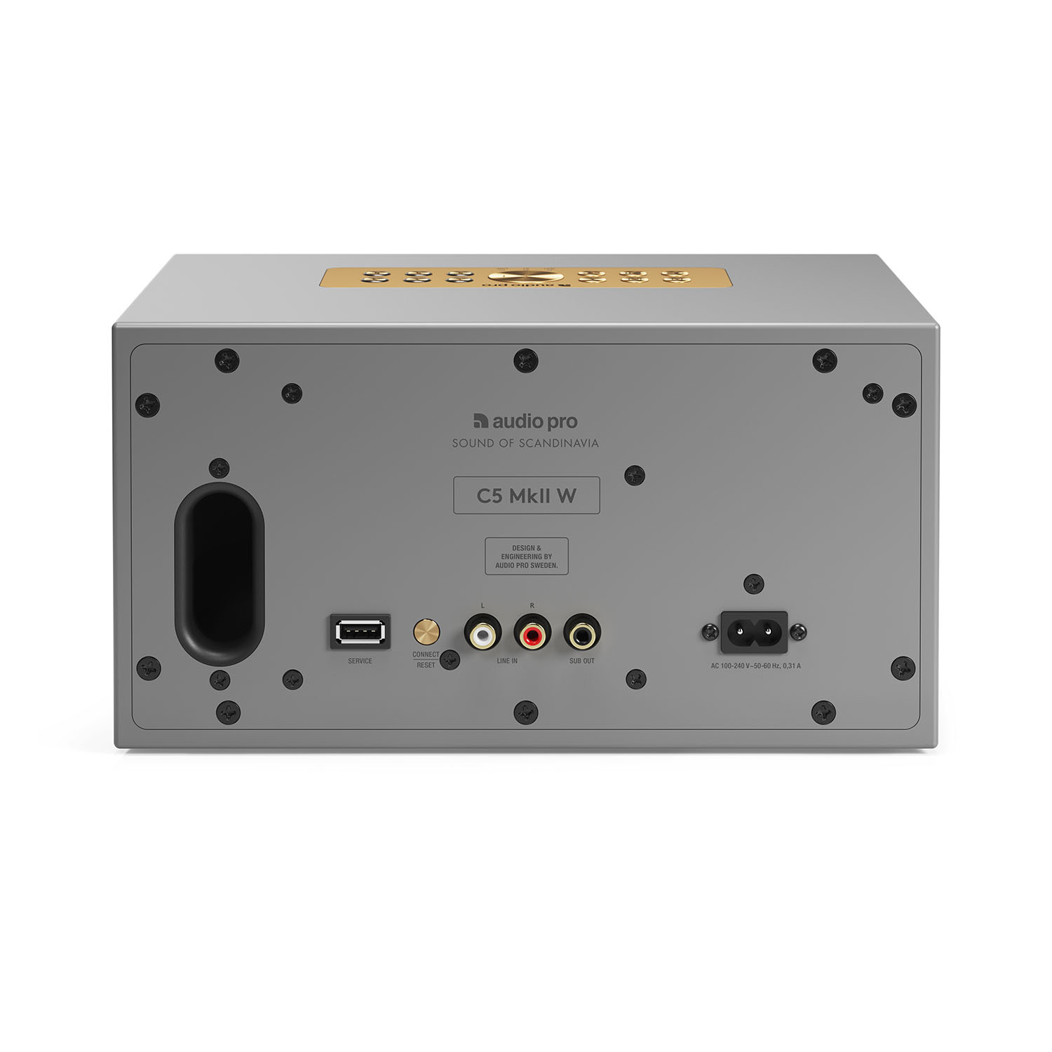 AUDIO PRO Högtalare C5 MKII W Multiroom Grå Grå