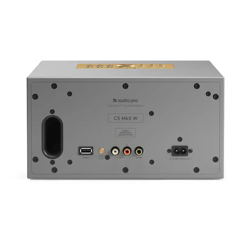 AUDIO PRO Högtalare C5 MKII W Multiroom Grå Grå