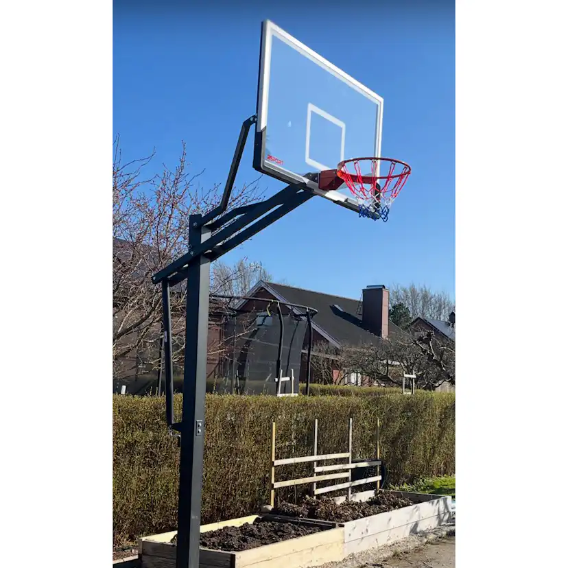 Basketställning ProSport In-Ground med Justerbar Basketkorg 2,3-3,05m