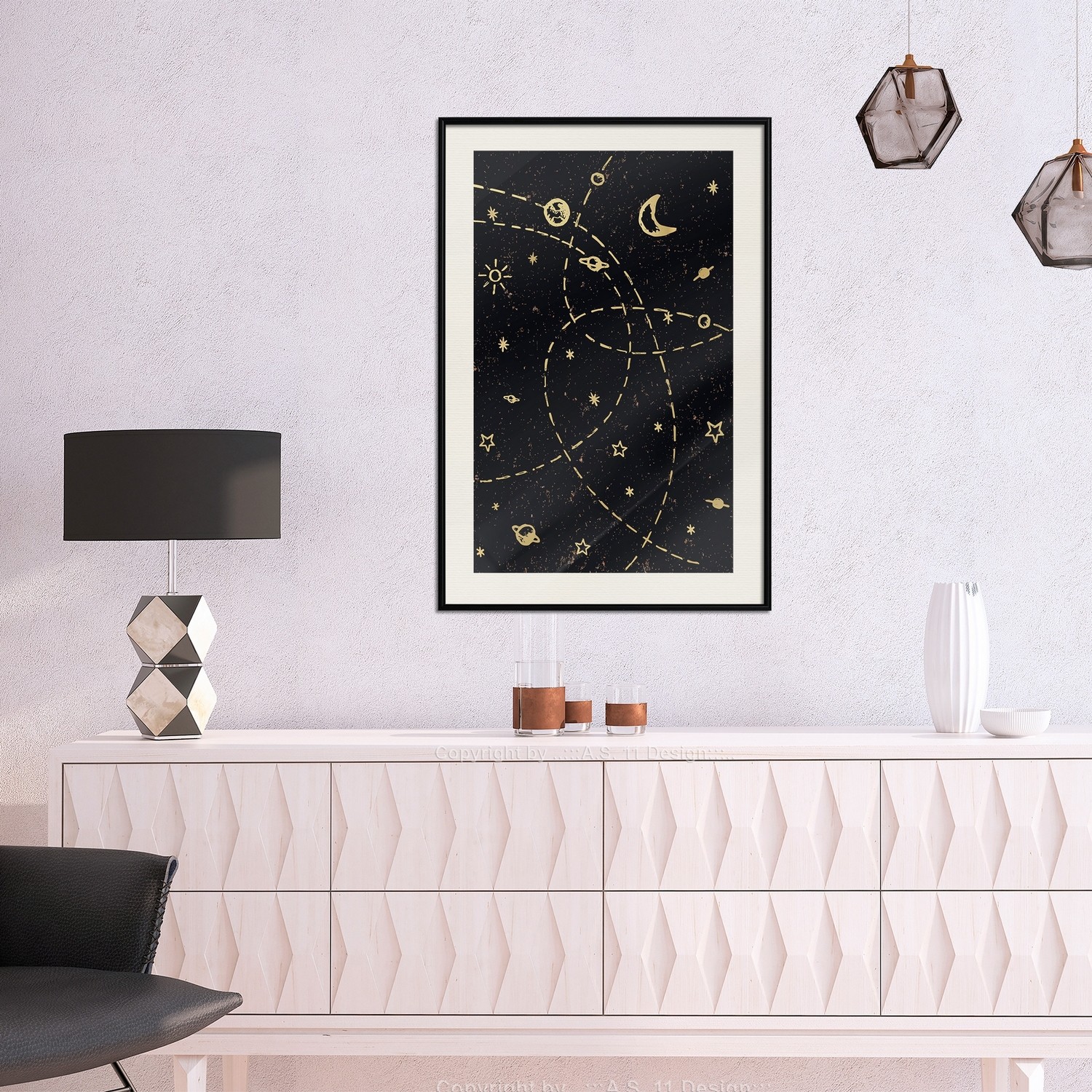 Poster Artgeist Affisch Magical Galaxy