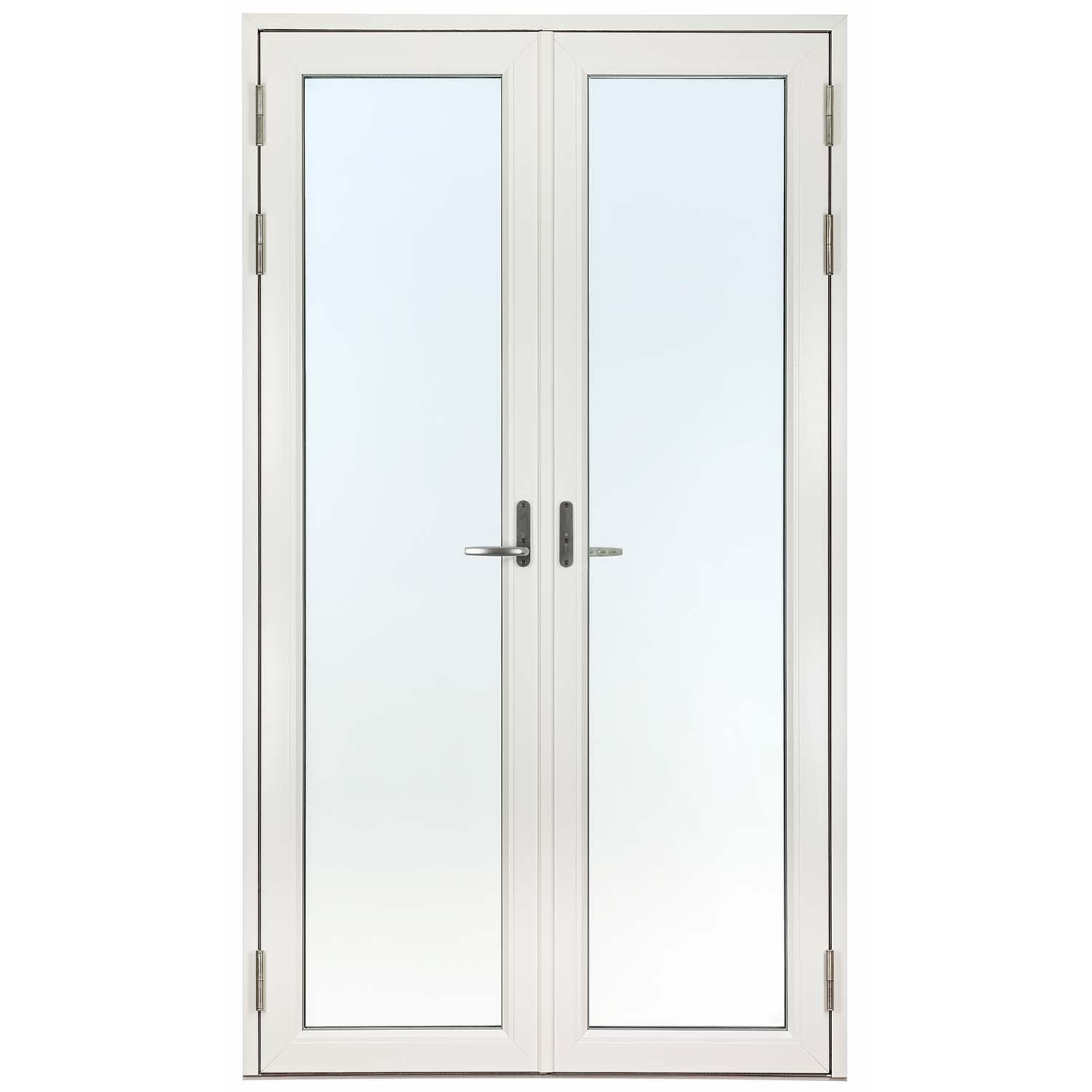 Parfönsterdörr Svenska Fönster Helglasad Aluminiumbeklätt Trä 3-Glas