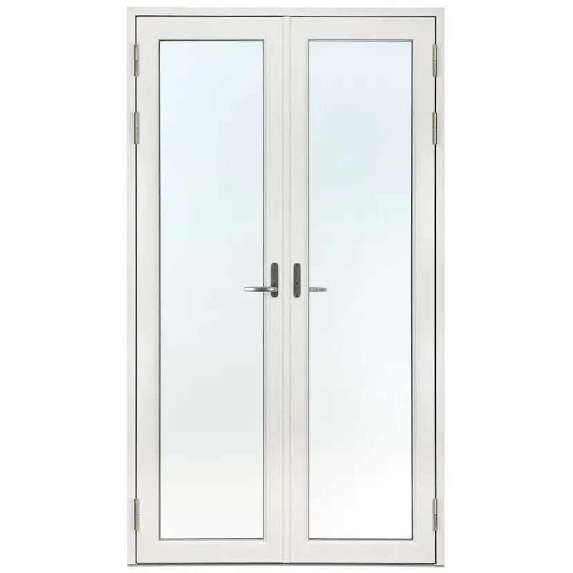 Parfönsterdörr Svenska Fönster Helglasad Aluminiumbeklätt Trä 3-Glas