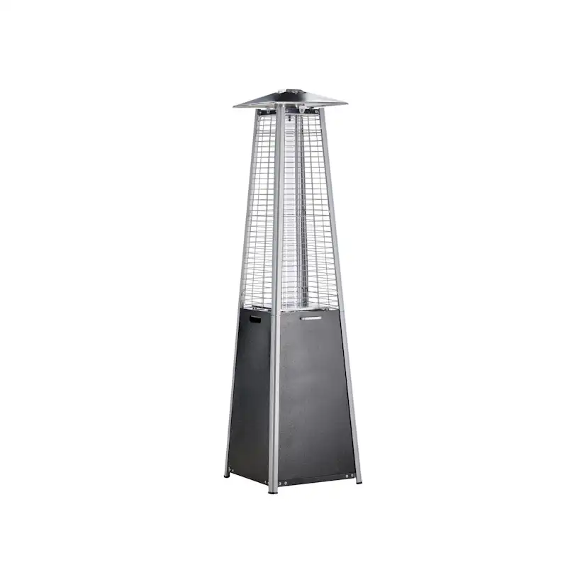 Terassvärmare Venture Home Hottie Square, Stående Gasolvärmare Utomhus i Aluminium
