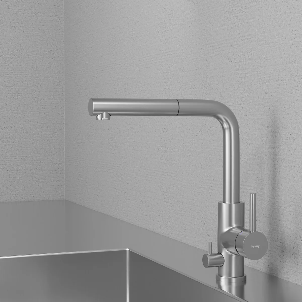 Köksblandare Scandtap Steel Vision Rostfritt Stål