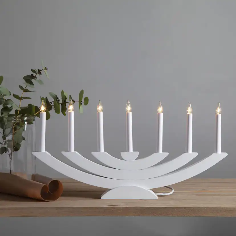 Ljusstake Navida Vit
