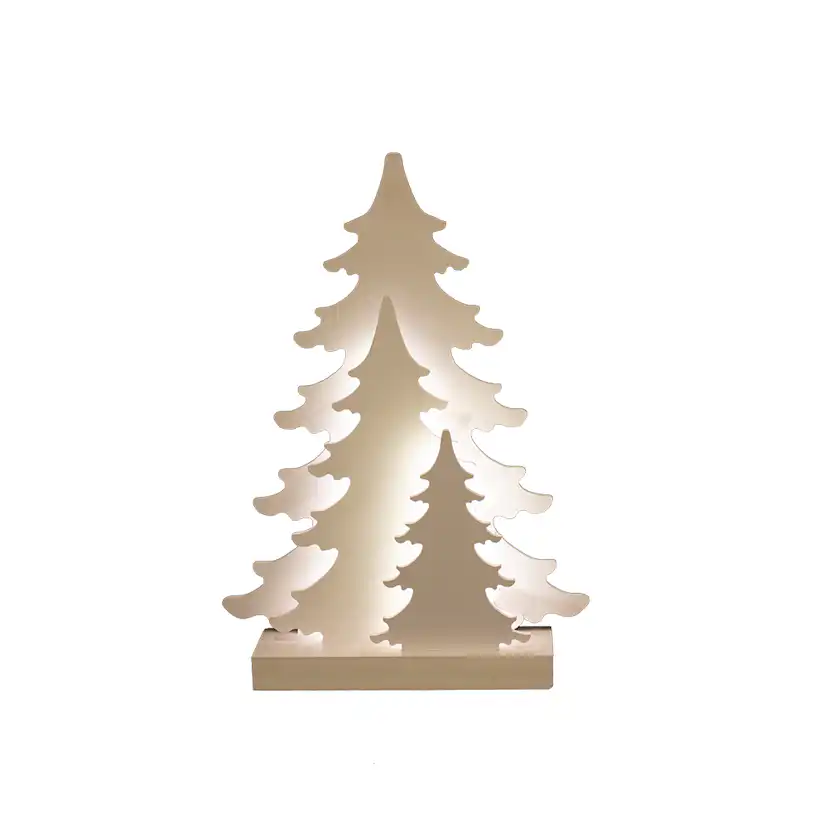 Juldekoration Nordic Winter 3D LED med Trädmotiv