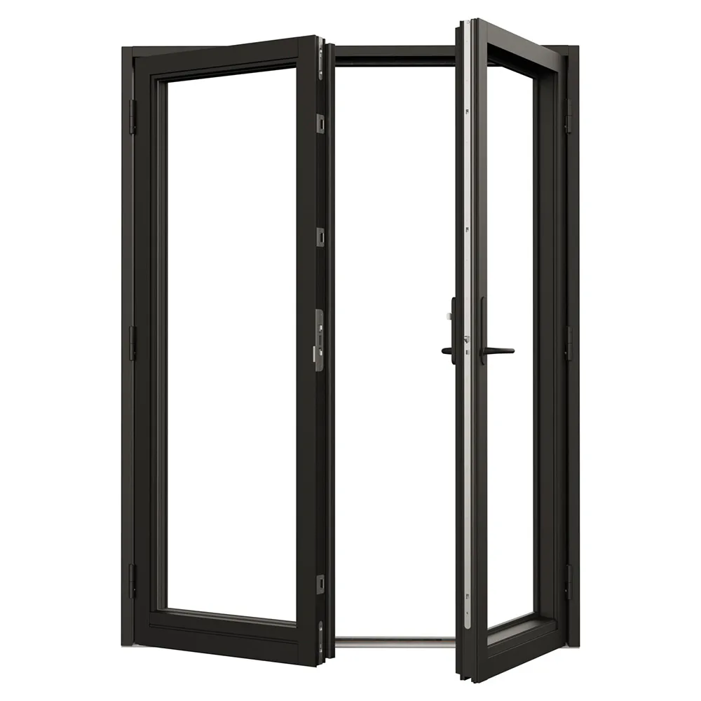 NTech parfönsterdörr helglasad BlackLine trä/alu Svanenmärkt BxH: 200x210 cm