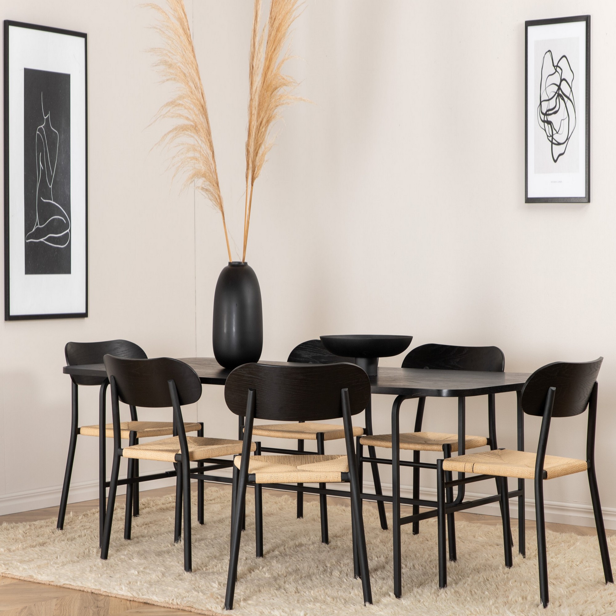 Matgrupp Venture Home Uno med 6st Polly Stolar