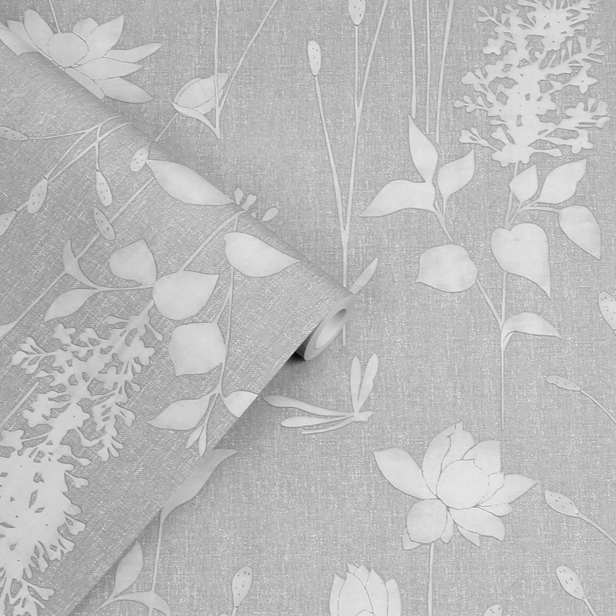 Tapet Laura Ashley Dragonfly Garden Steel