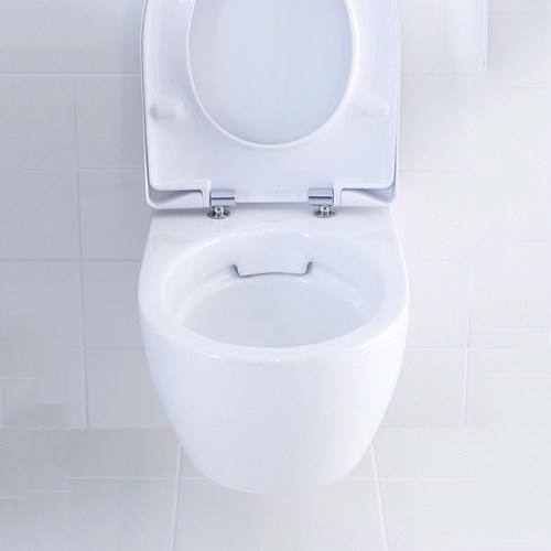 Vägghängd Toalettstol Ifö iCon Rimfree med Geberit Duofix