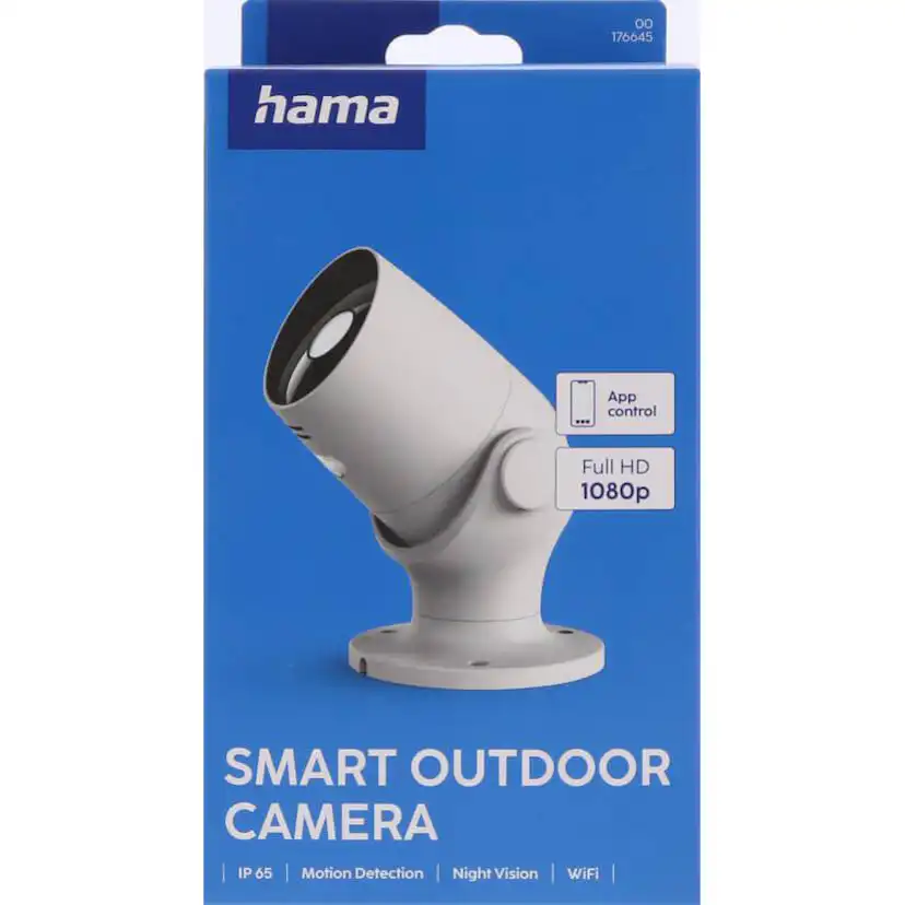 Utomhuskamera Hama WiFi Vit