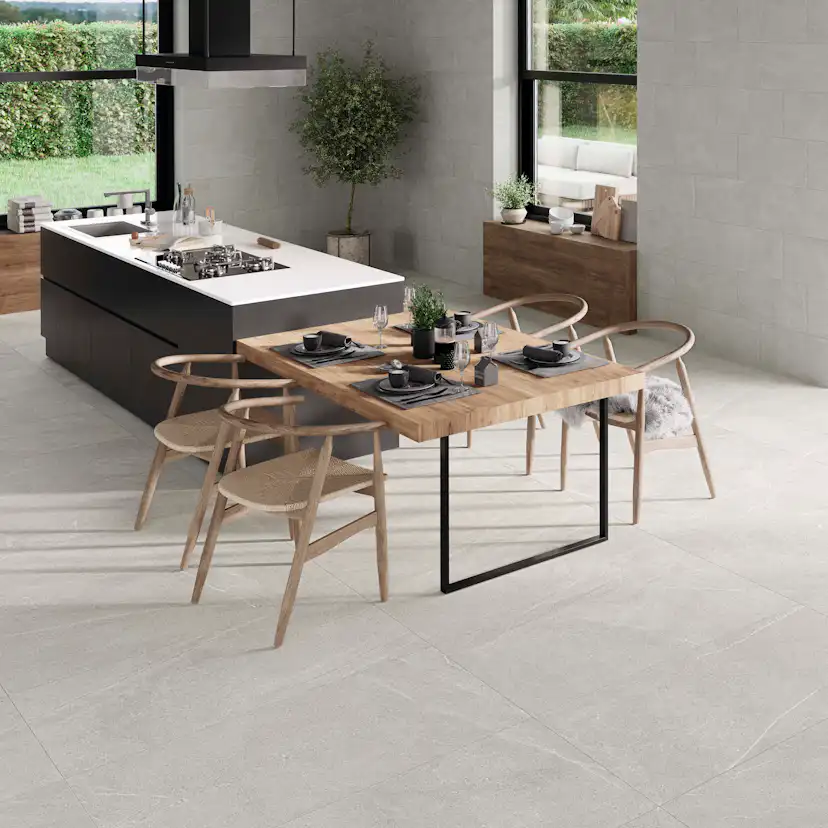 Klinker Tenfors Bellevue White Marmor Matt 60x60 cm