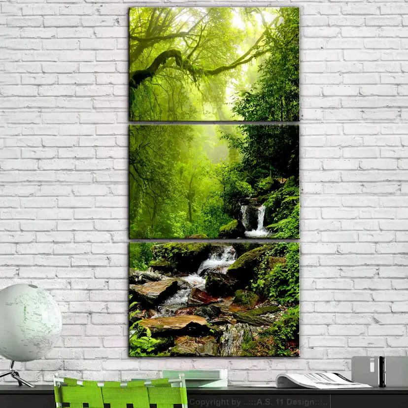 Tavla Arkiio Brook Among Trees 60x120