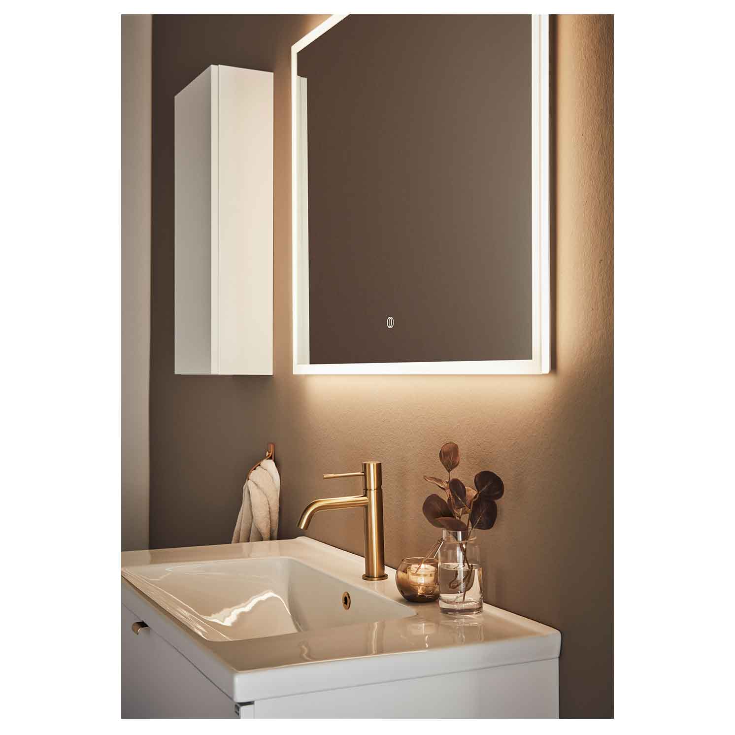 Spegel Hafa Store Square Led