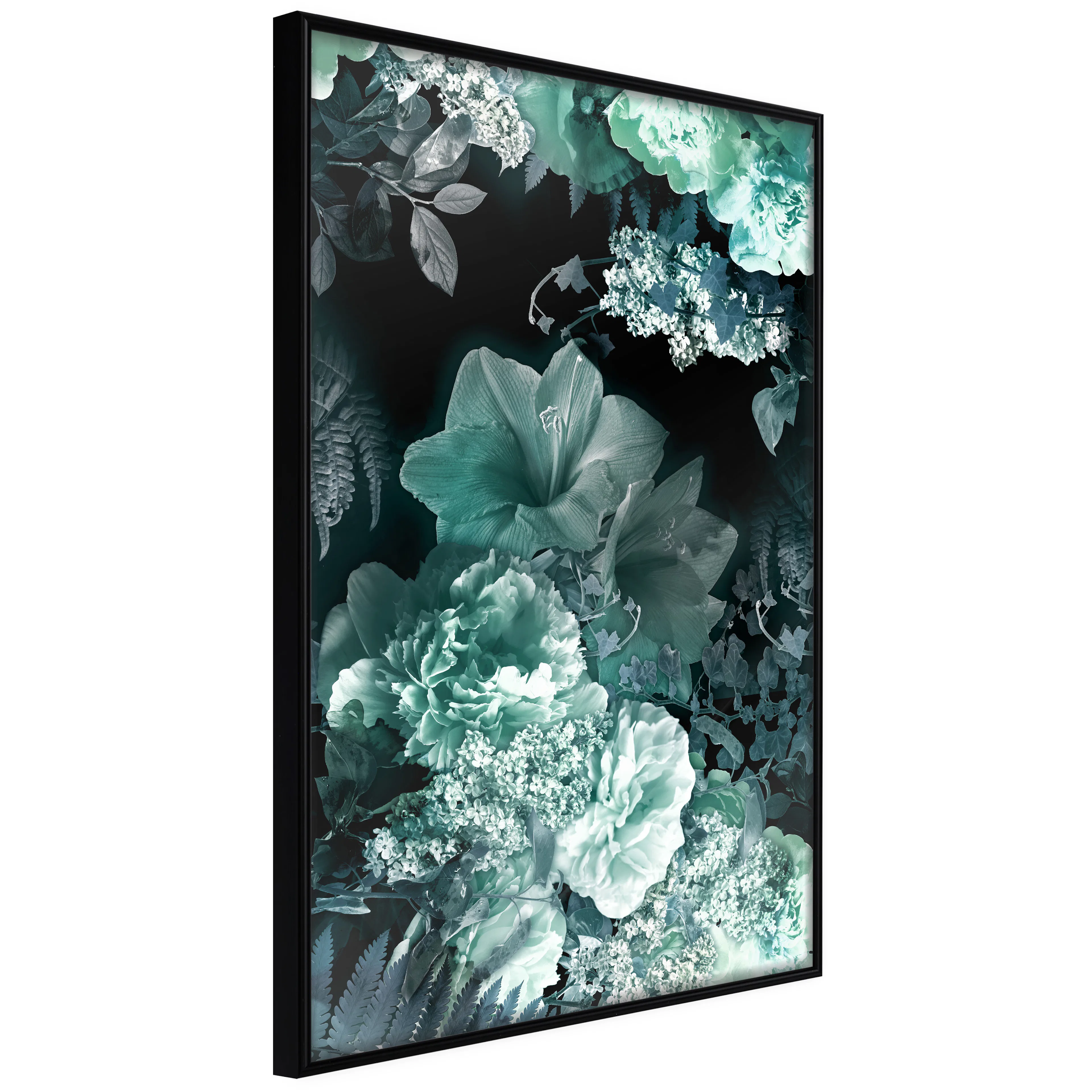 Affisch - Emerald Garden [Poster] 20x30 Svart ram, 20x30 cm