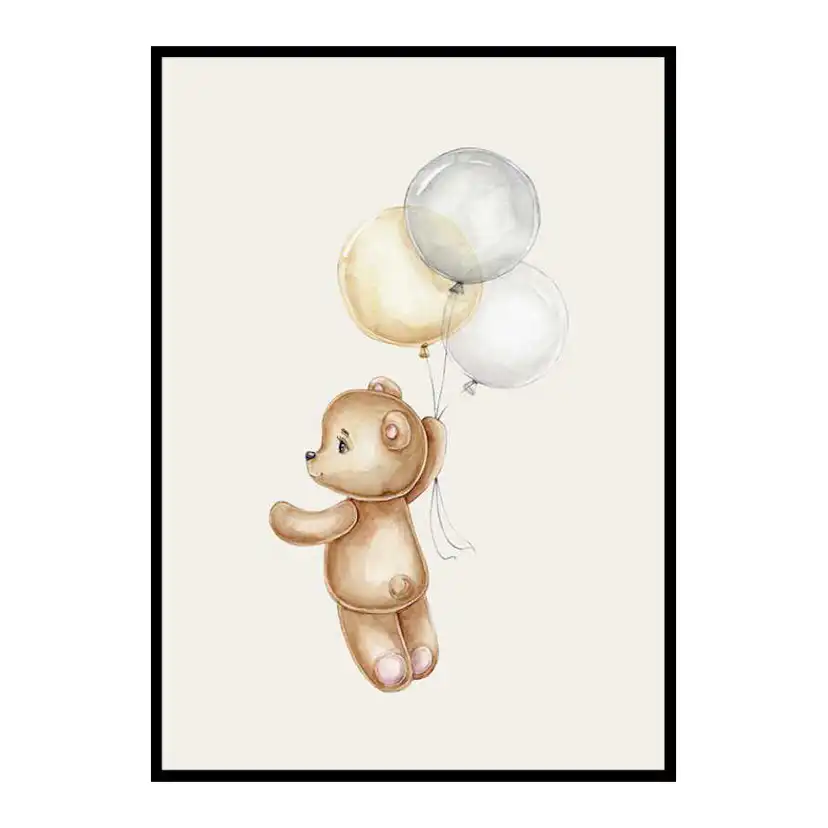 Poster Gallerix Teddy With Balloons