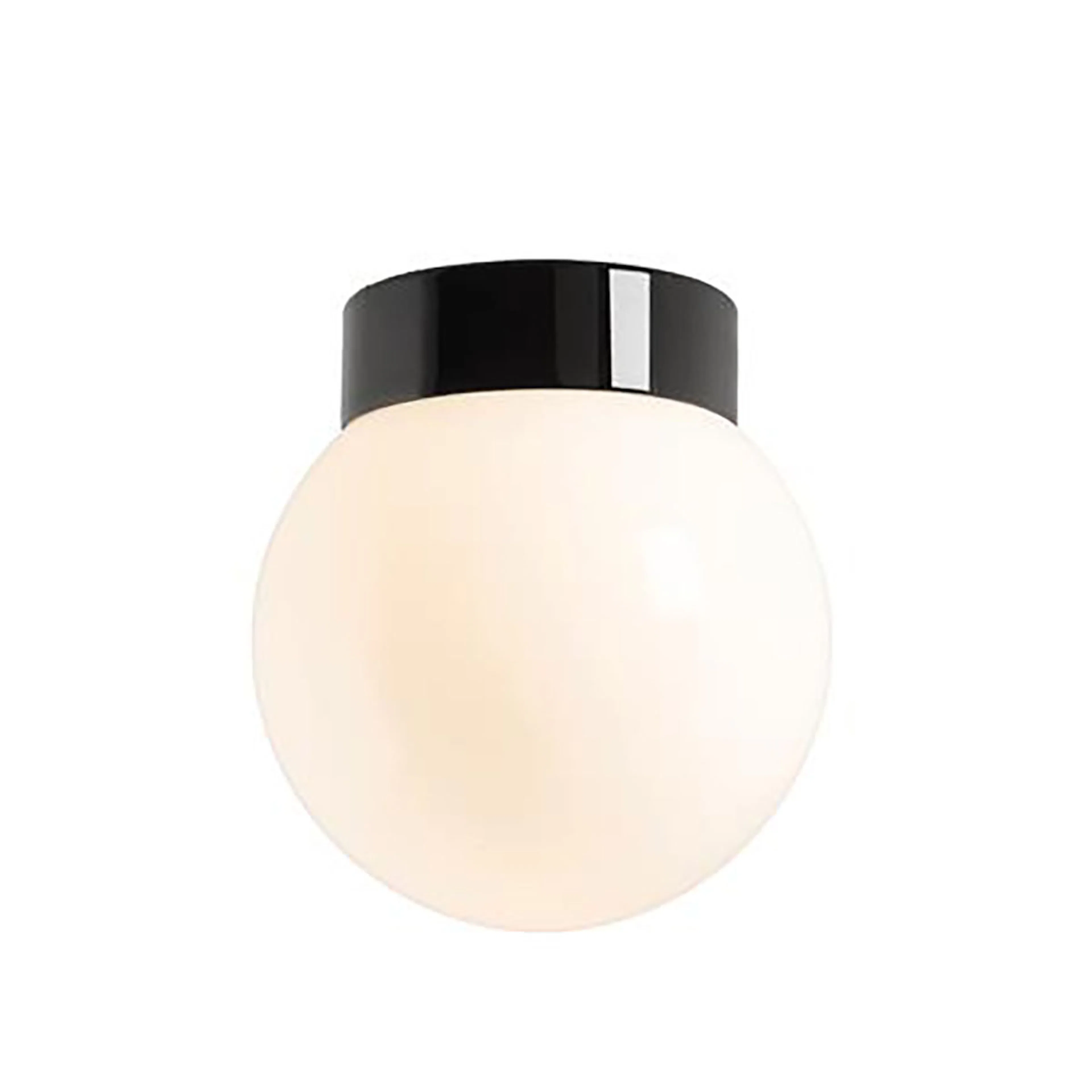 ARM 200 BLANK SVA RAK IP44 LED Svart/Blankt Opalglas