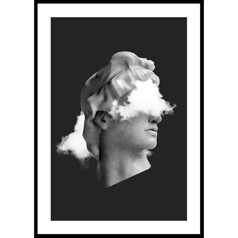 Poster Gallerix Clouded Statue