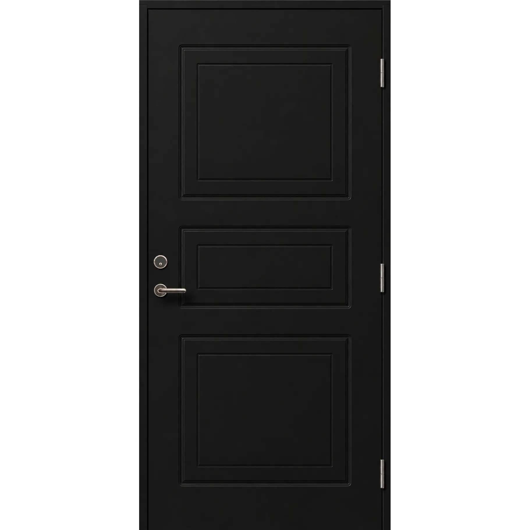 Ytterdörr Skandinaviska Dörrar Tradition tät Bjurholm: 10x21, S-9000-N, Svart