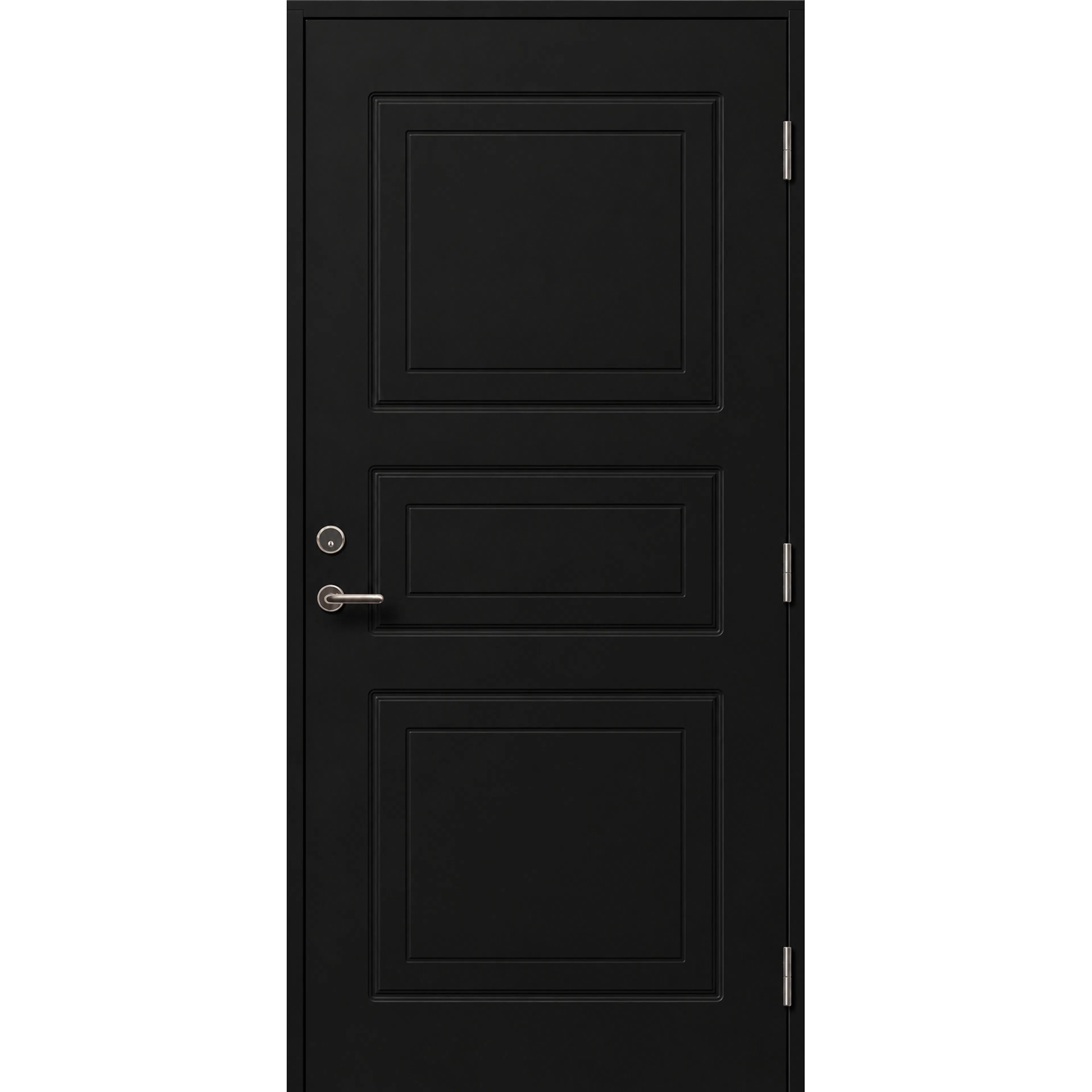 Ytterdörr Skandinaviska Dörrar Tradition tät Bjurholm: 10x21, S-9000-N, Svart