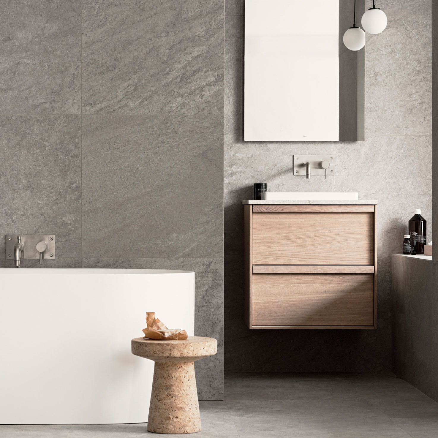 Klinker Bricmate D33 Quartzit Grey 30x30 cm