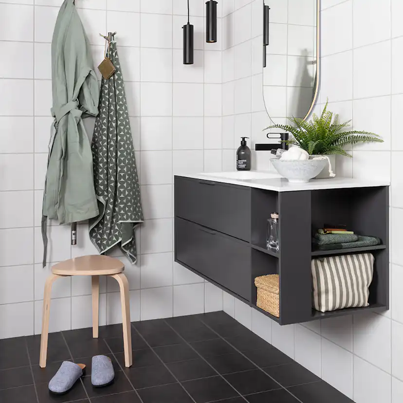 Klinker Arredo Arc Svart 20x20 cm