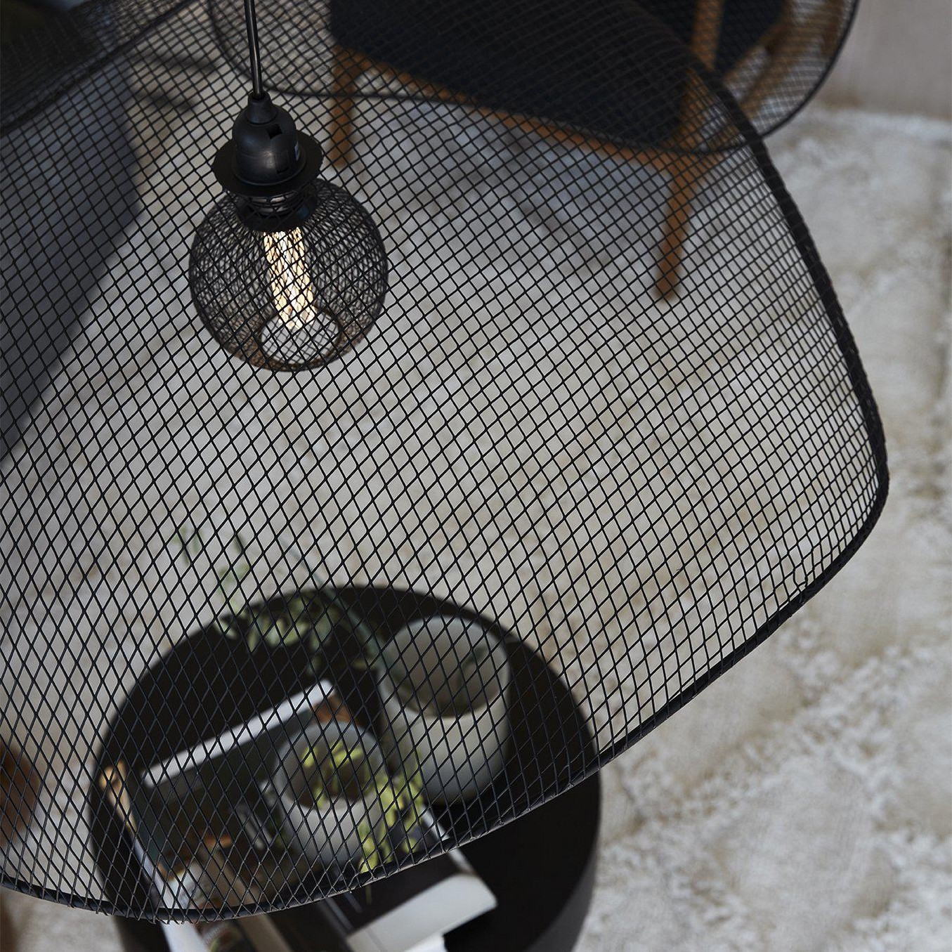 Vivi taklampa Svart 79cm m sladd Bredd: 790 mm