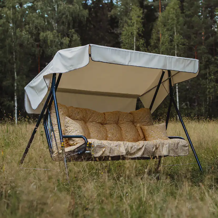 Suvi 3- pers. hammock, 98B Grå/Gul