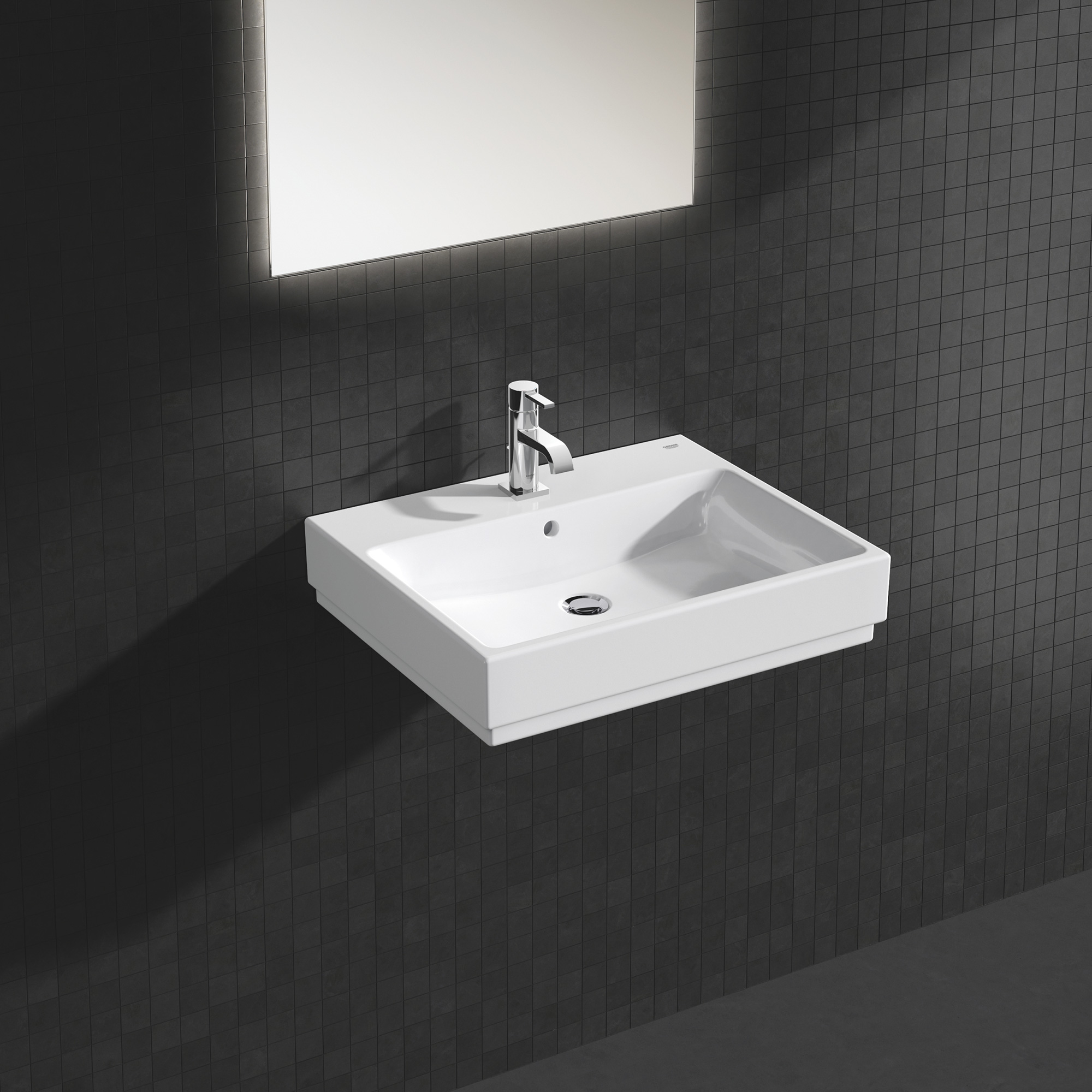 Tvättställ Grohe Cube Ceramic 39473 60 cm