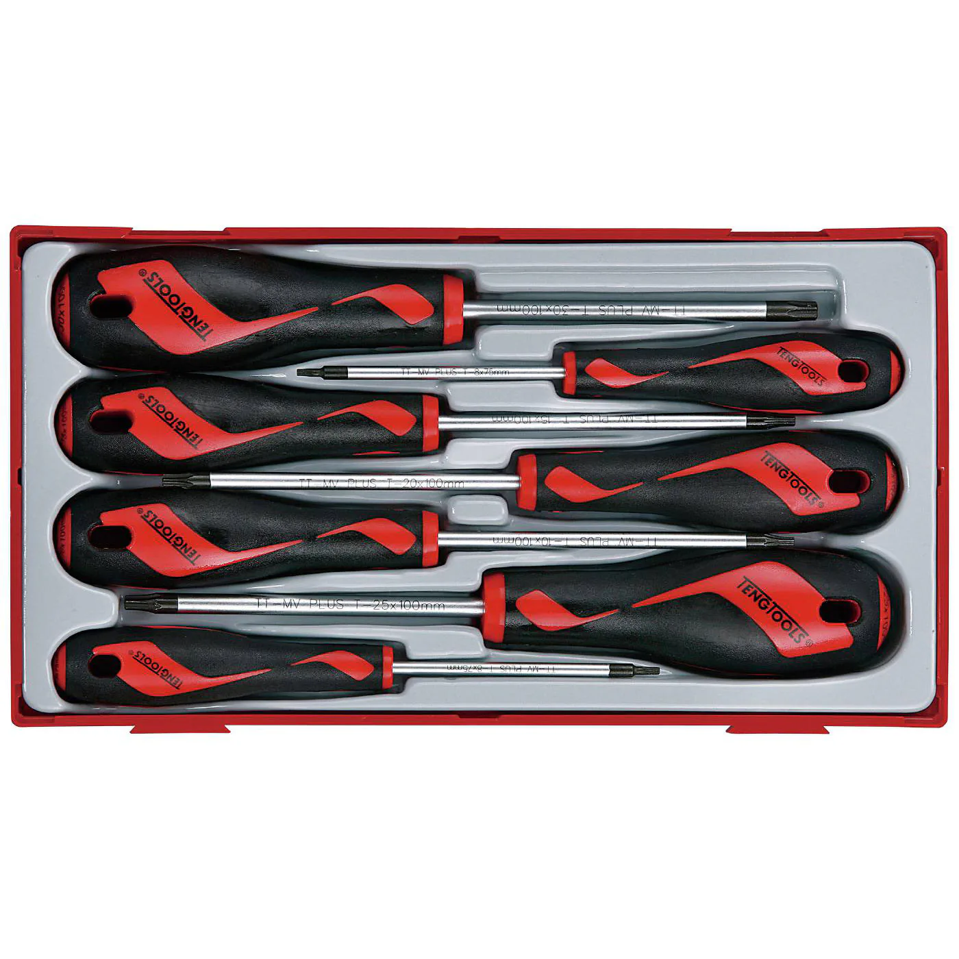 Skruvmejselsats 7 delar TX Teng Tools TT917TXN