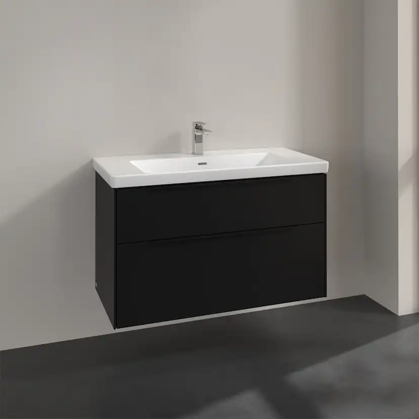 Tvättställsskåp Villeroy & Boch Subway 3.0 med 2 Lådor