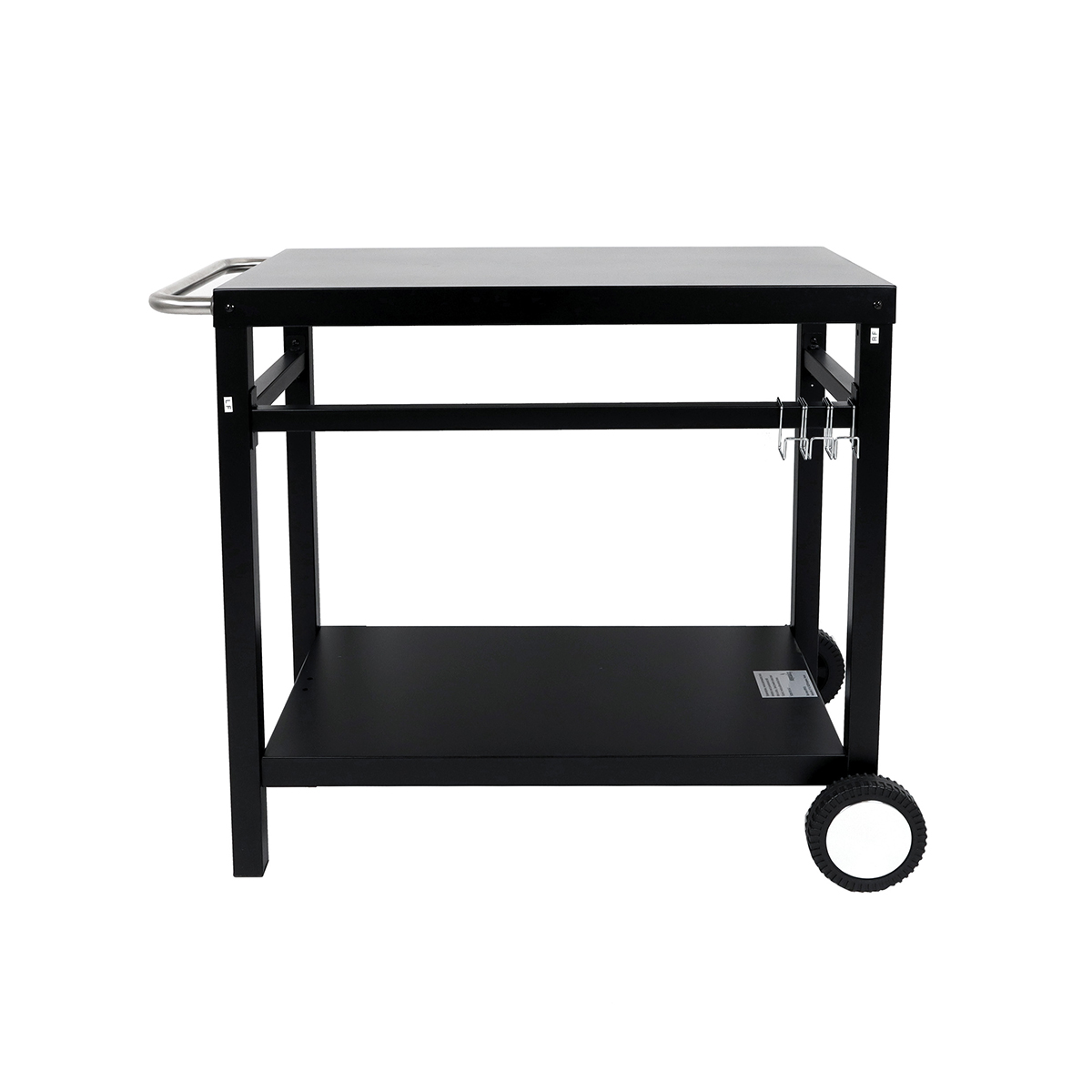 Grillvagn Easy Cooking Svart Arbetsyta Till Grillen