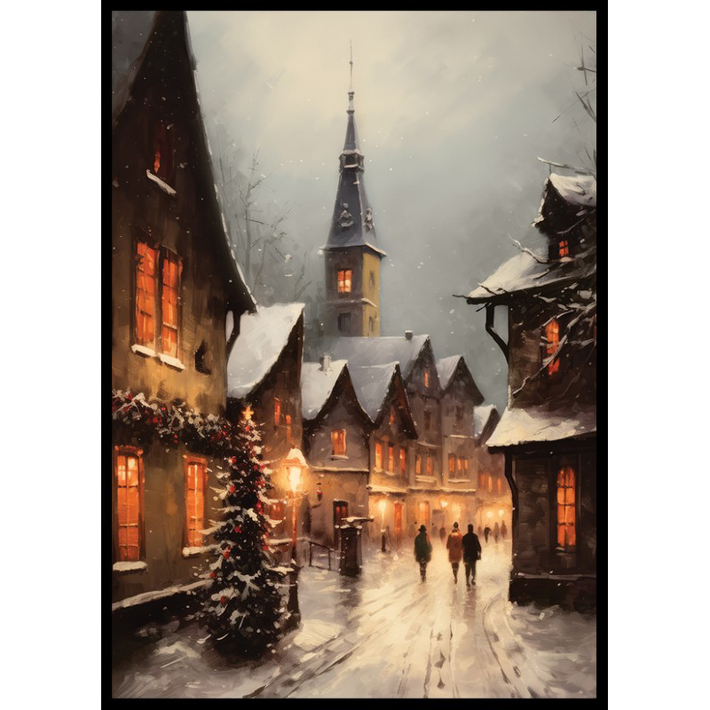 Poster Gallerix Winter Village No4