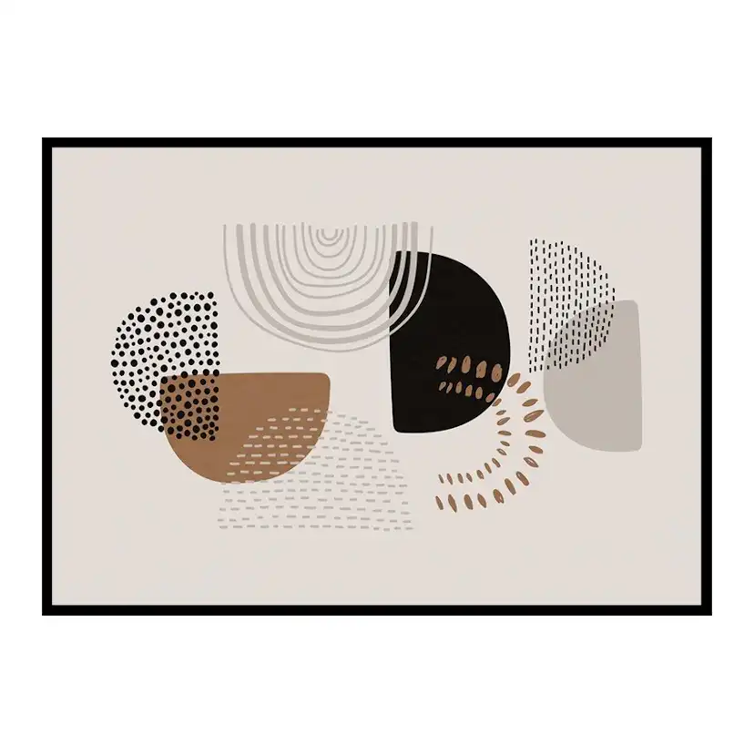 Poster Gallerix Abstract Forms No2