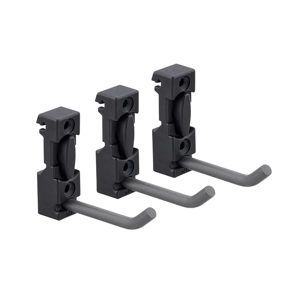 Krok Elfa Garage+ För List 3-pack