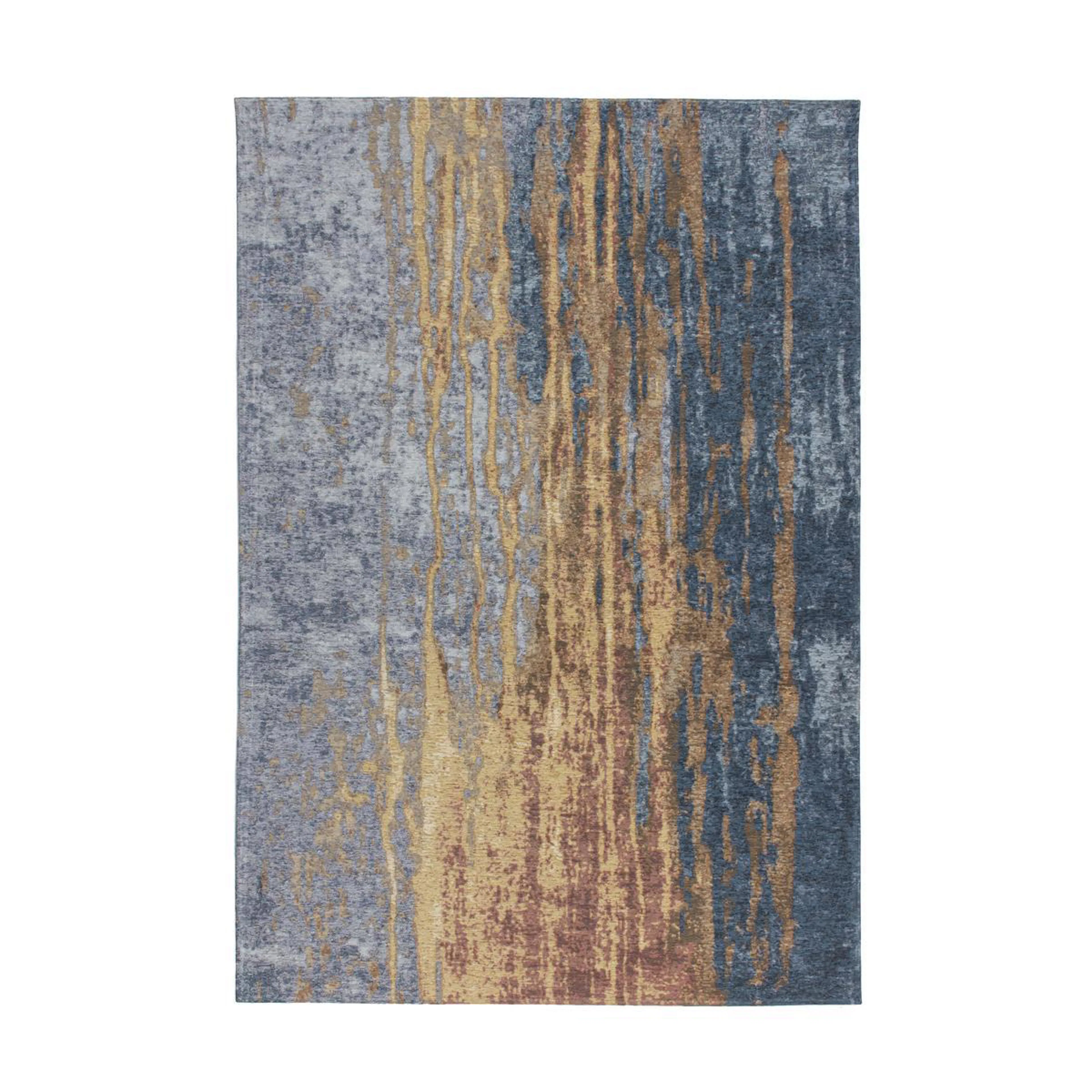 Flatvävd matta D-sign Worthu Heu Beige/Blå