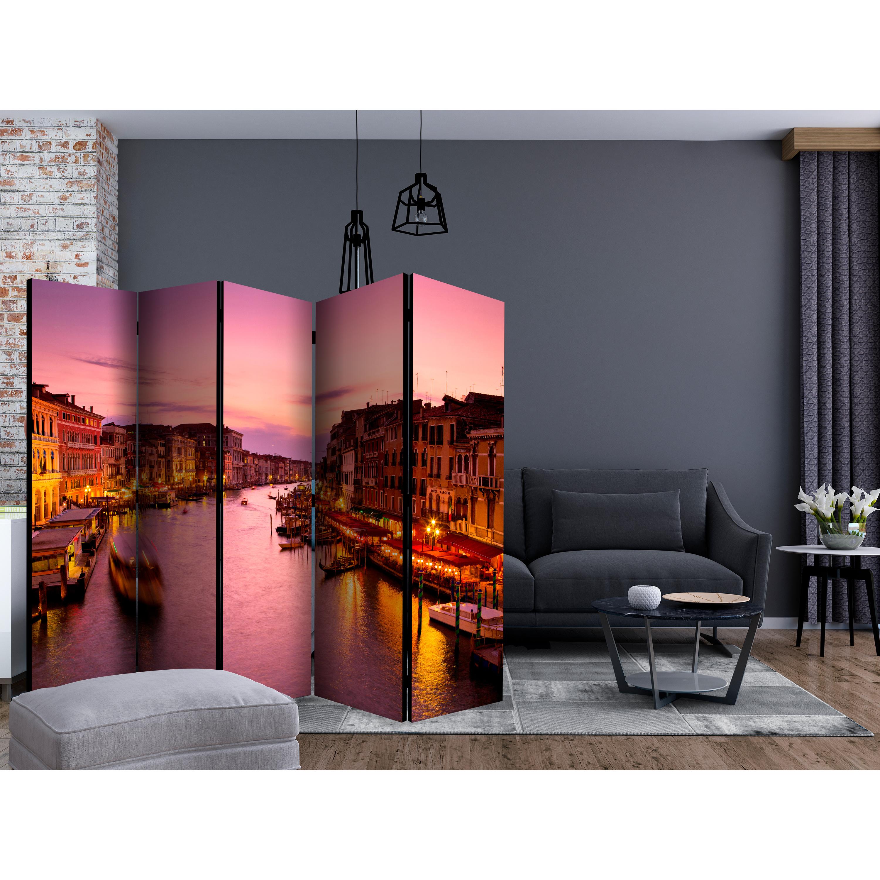 Rumsavdelare Skärmvägg Arkiio City of Lovers Venice by Night II 225x172 cm