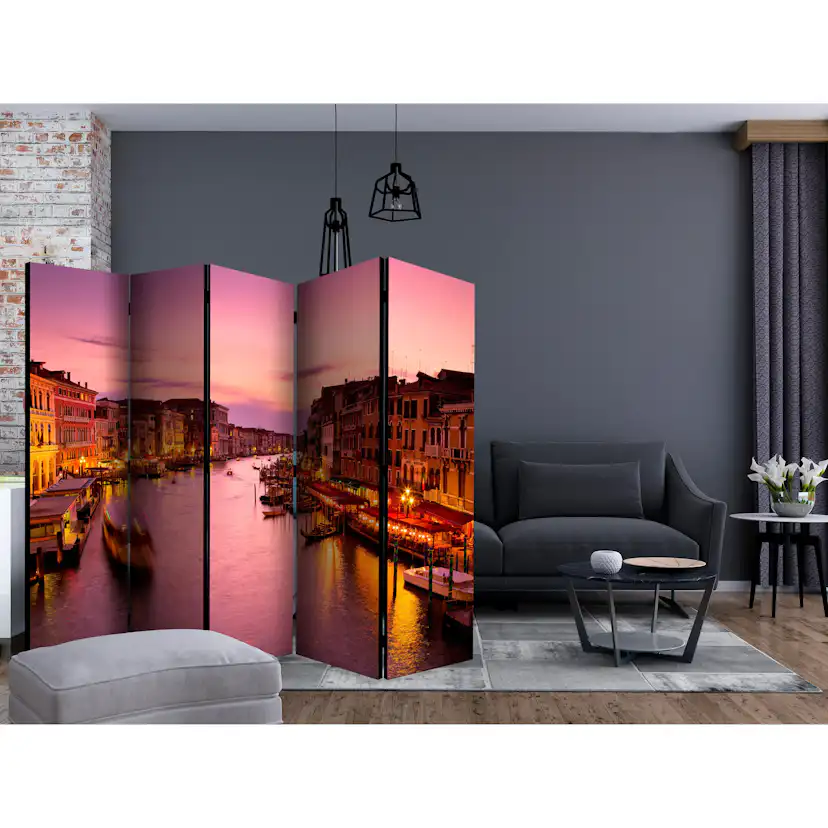 Rumsavdelare Skärmvägg Arkiio City of Lovers Venice by Night II 225x172 cm