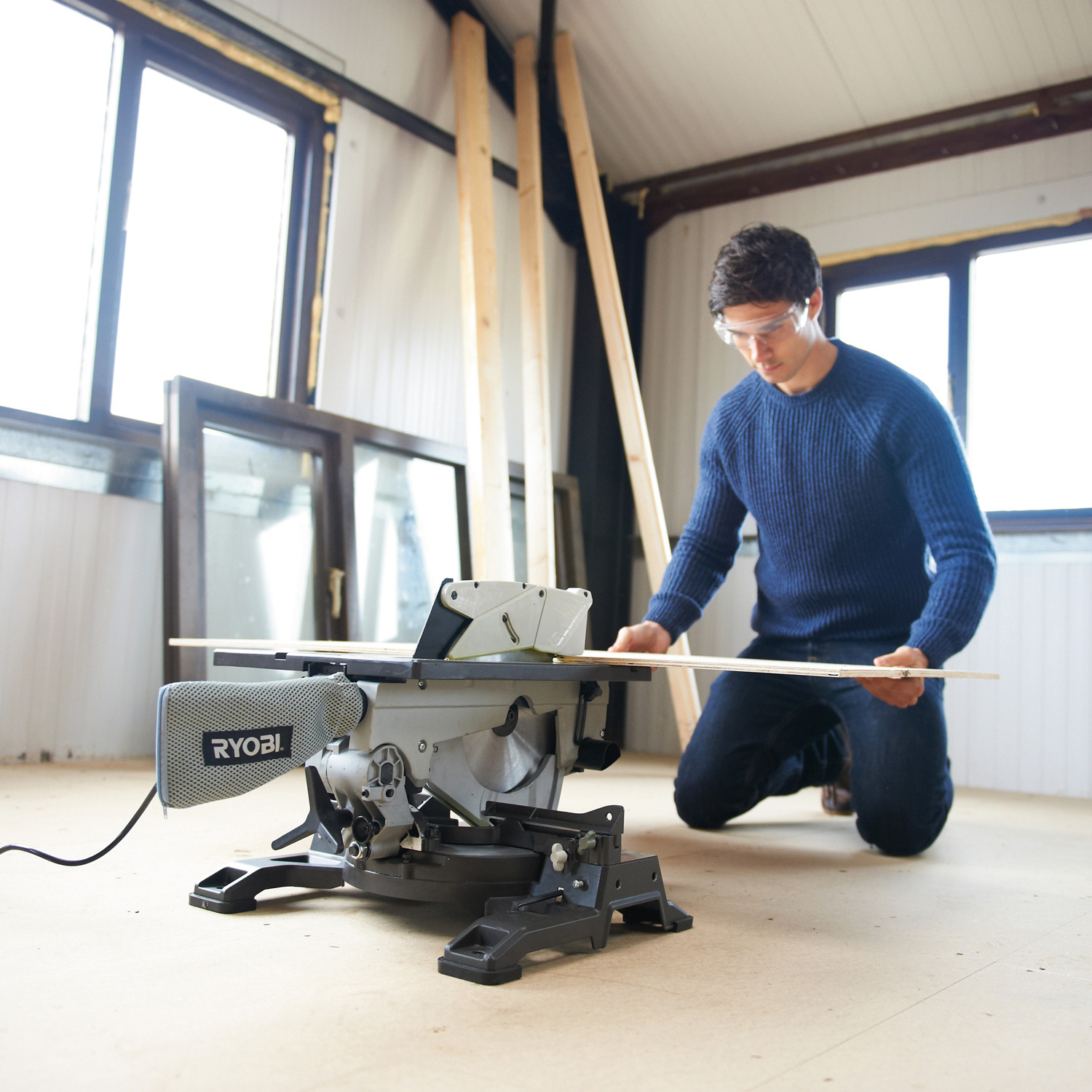 Kombinationssåg RYOBI RTMS1800-G 1800W 4800rpm El & Sladd