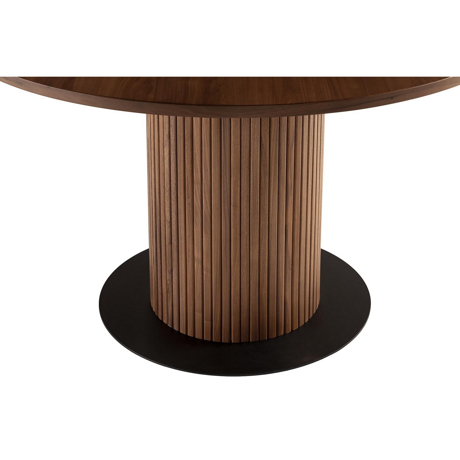 Matbord Bark Noira Runt Bord 120cm med Ribbor