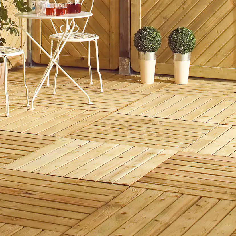 Golvtrall Jabo Furu 50x50 cm 25 Kvm/pall 100 st