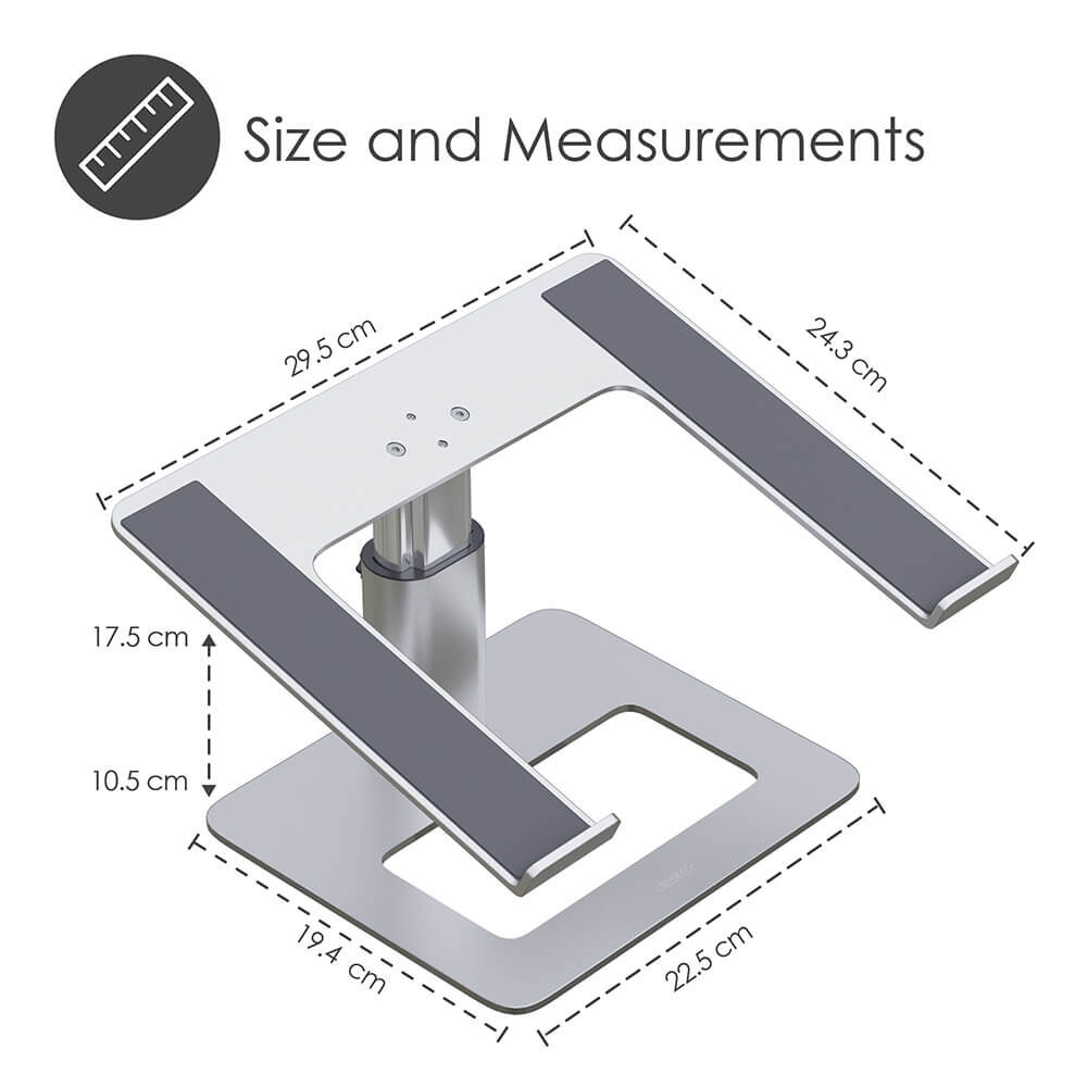 Laptopställ Desire2 Vertikalt Justerbart till Bärbar Dator