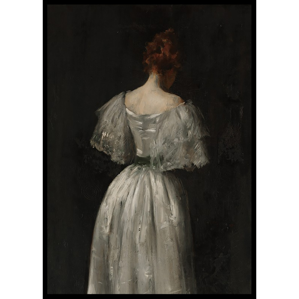 Poster Gallerix Seventeenth Century Lady By William Merritt Chase