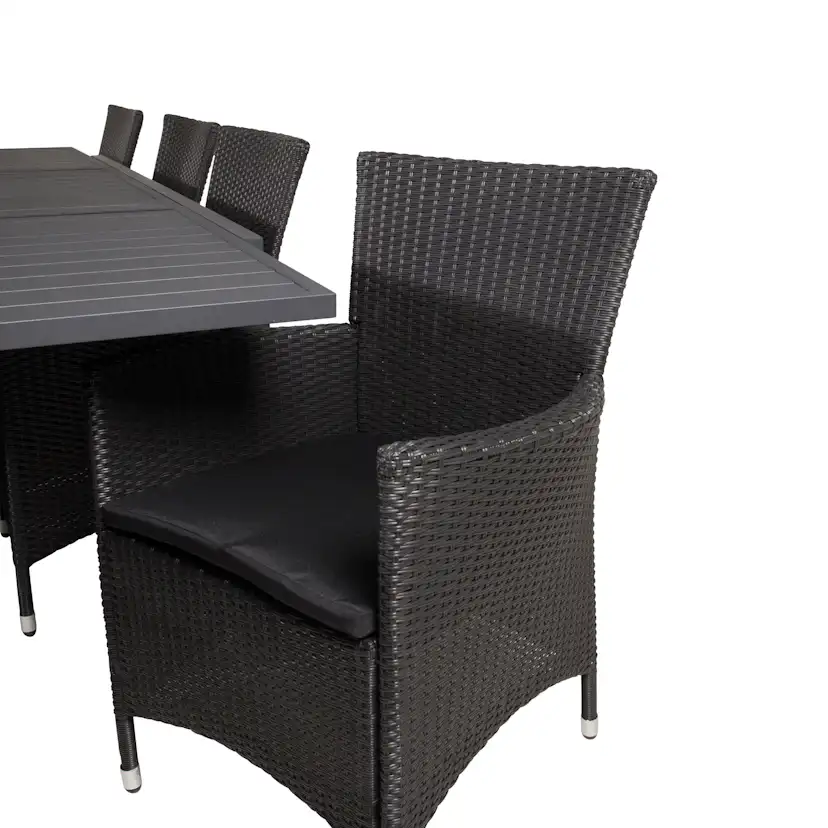 Matgrupp Venture Home Madrid 160/240 med 8 Kira Stolar