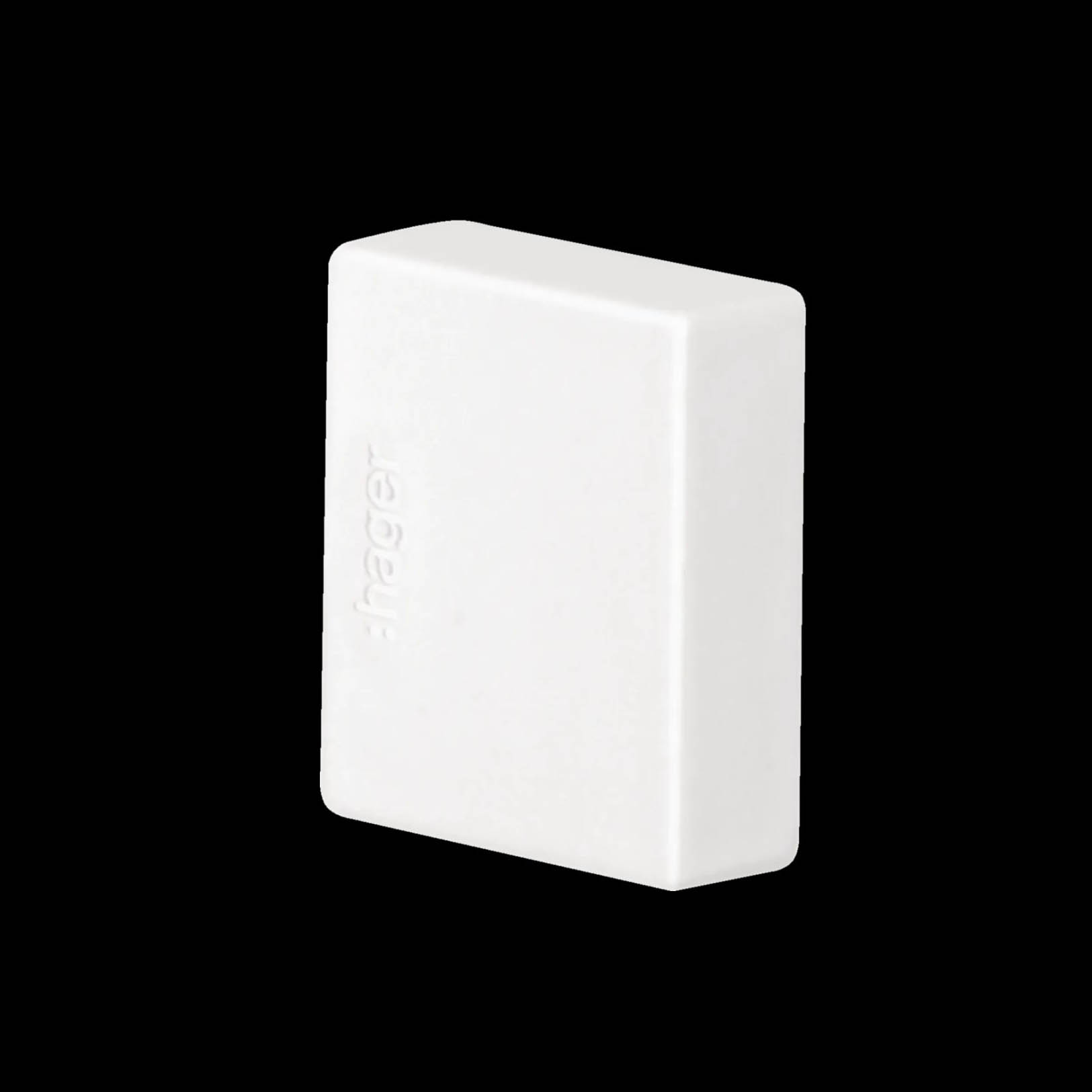 Ändstycke till Matarkanal Hager LF/LFH 20 x 20 mm Halogenfri Vit RAL 9016