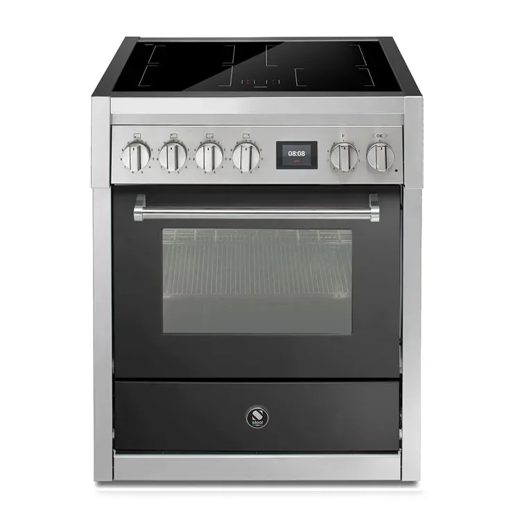 Induktionsspis Steel Genesi Combi - Steam 70 cm Svart med Ångfunktion