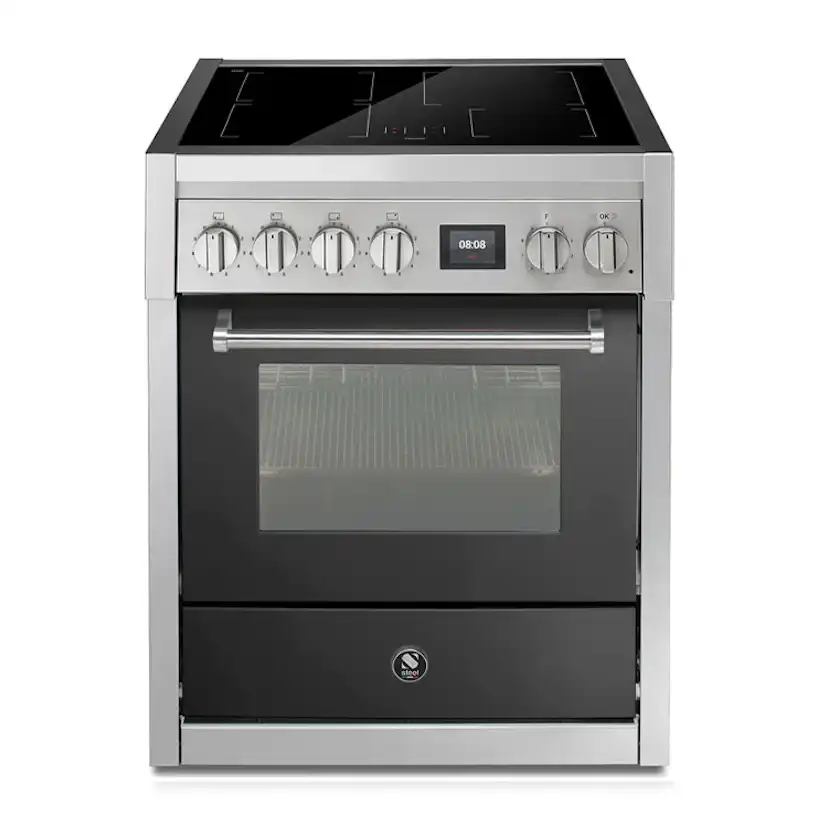 Induktionsspis Steel Genesi Combi - Steam 70 cm Svart med Ångfunktion
