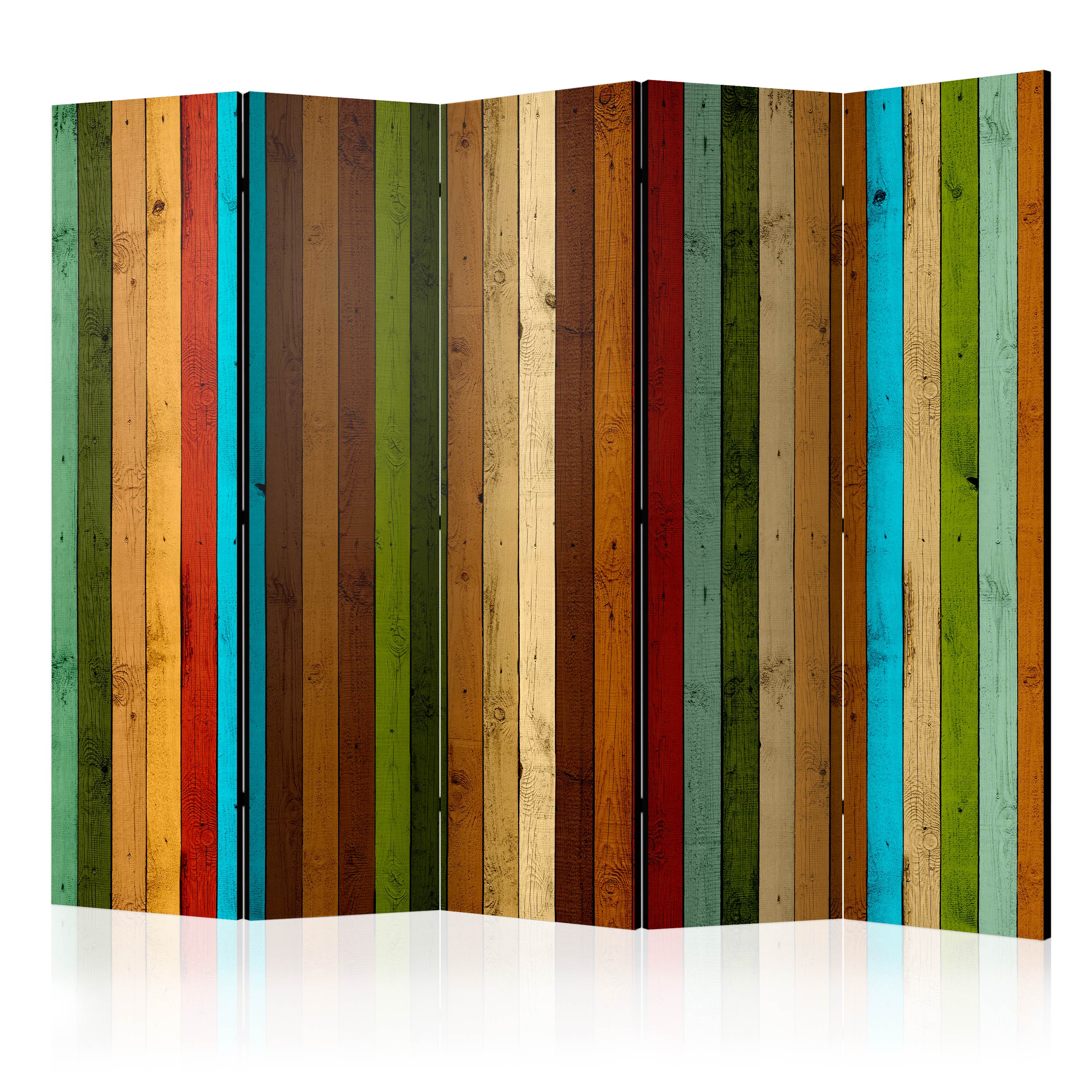 Rumsavdelare Skärmvägg Arkiio Wooden Rainbow II 225x172 cm