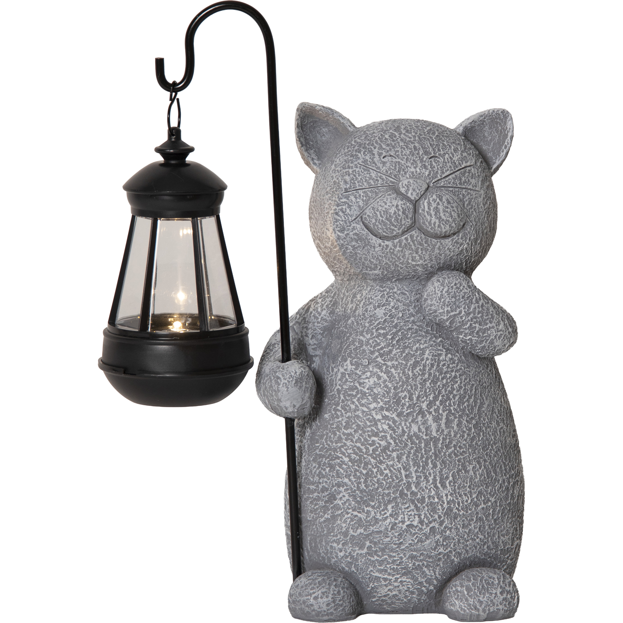 Solcellsdekoration Star Trading Smilla Grå 29,5 cm